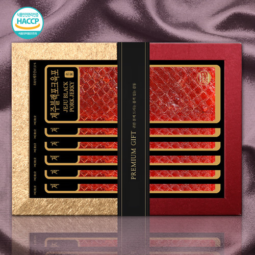 [제주흑돼지]수제육포 4호 480g(채반60g 8p)