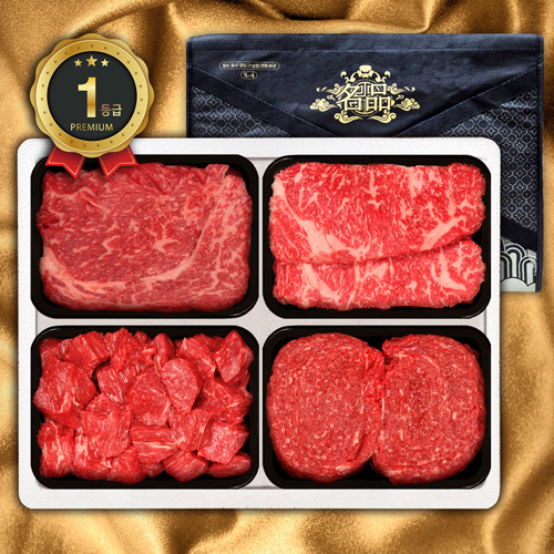 1등급횡성한우 4P 17호 1.6kg(등/채/불/국400)