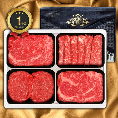 1등급횡성한우 4P 18호 1.2kg(등/등/특/불300)