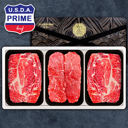 [냉장]프라임 스테이크특선 3P 6호 1.2kg(등/등/채400)