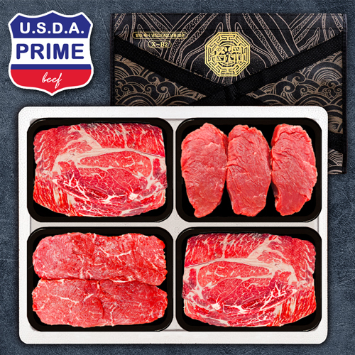 [냉장]프라임 스테이크특선 4P 8호 1.6kg(등/등/안/채400)