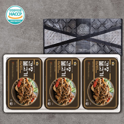 [The고기]한돈간장불고기 3P 1.2kg(400g*3)