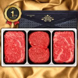 1등급횡성한우 3P 15호 1.2kg(등/등/불400)