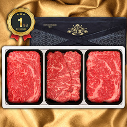 1등급횡성한우 3P 23호 900g(등/등/채300)