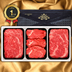 1등급횡성한우 3P 24호 1.2kg(등/등/안400)